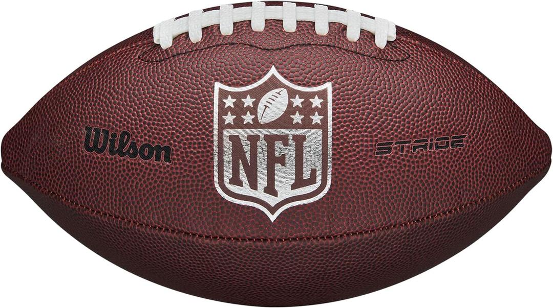 WILSON NFL Stride Football - Green, Official Size, 11 Inches, 1 Set, 1 Piece (Brown)