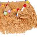 Hawaiian Luau Table Skirt Tropical Party Decoration Grass Skirt for Beach Gatherings for Birthday Celebrations and Themed Events