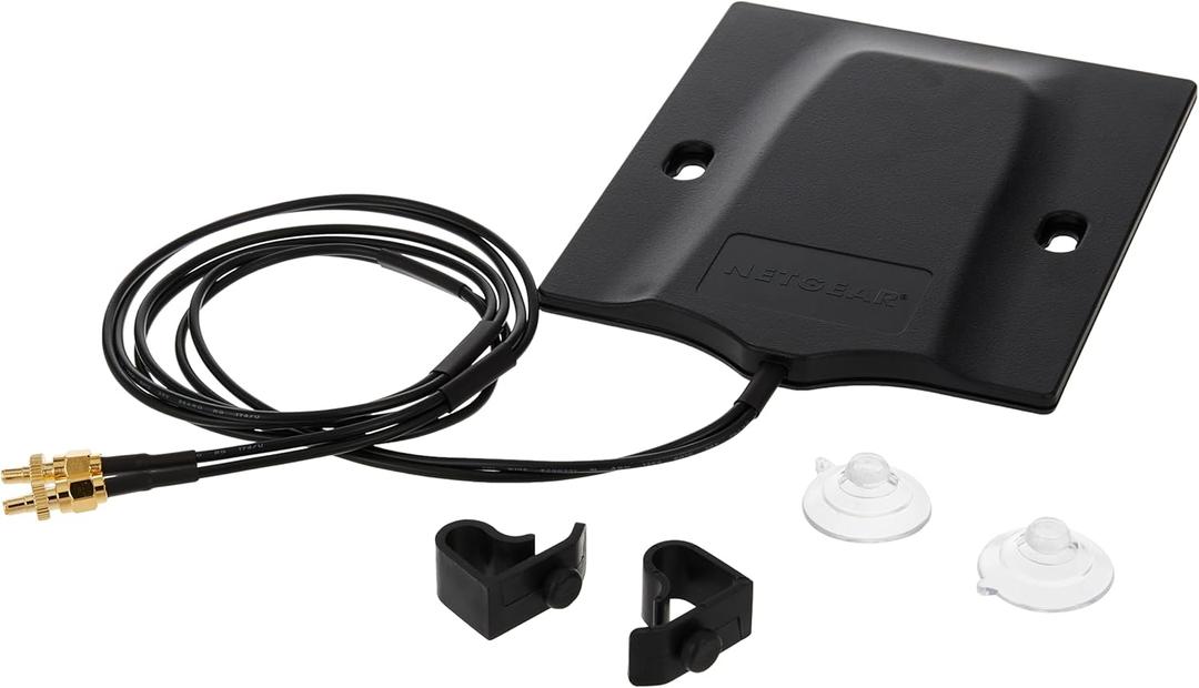 NETGEAR Omnidirectional MIMO Antenna (6000451) - Boosts Performance of Internal Antennas, Compatible with M5 (MR5200) & M6 (MR6150 & MR6550) Hotspot Routers, Includes 2 TS-9 and 2 SMA Connectors