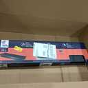 HIGH & MIGHTY 515611 Decorative 24" Floating Shelf Holds up to 20lbs, Easy Tool-Free Dry Wall Installation, Beveled, Retail Packaging, Black
