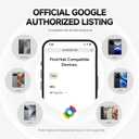 MiTag Bluetooth Tracker for Android, Works with Google Find Hub (Find My Device), Smart Tracking Tag, Item Finder for Keys, Wallet, Luggage, Pets, Bags, IP67 Waterproof (4 Packs)