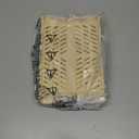 HUUSMOT 2Pack Small Pastel Plastic Storage Baskets, Collapsible Crates for Organizing, SpaceSaving Mini Bins for Classroom, Kitchen, Office, Bedroom (Yellow, 9.8" x 6.5" x 3.8")