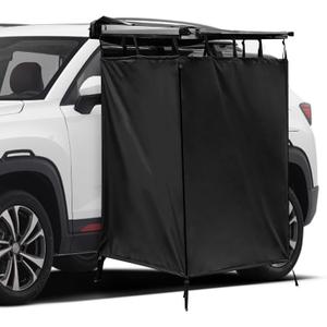 Awning Shower Tent Car Outdoor Portable Camping Shower Tent Car Side Shower Room Privacy Shelter Restroom Vehicle Side Shower Bathroom for RV, Van, Truck, Waterproof