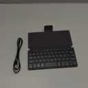 Universal Wireless Keyboards Ultra Light Portable Mini Keyboard with Adjustable Angle Stand & Leather Case,Computer Keyboards Rechargeable Travel Bluetooth Keyboard for iPad Android,Windows and iOS