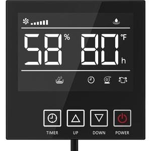 Waykar Remote Control for CPG130A Dehumidifier - Digital Humidity & Temperature Control, Adjustable Humidity Level, 32.8ft Cable, Sensitive Sensor, Easy Installation, Includes Accessories