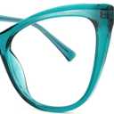 Zeelool Stylish TR90 Oversized Cat Eye Blue Light Blocking Glasses Computer Gaming Eyewear for Women Shelby OT414973