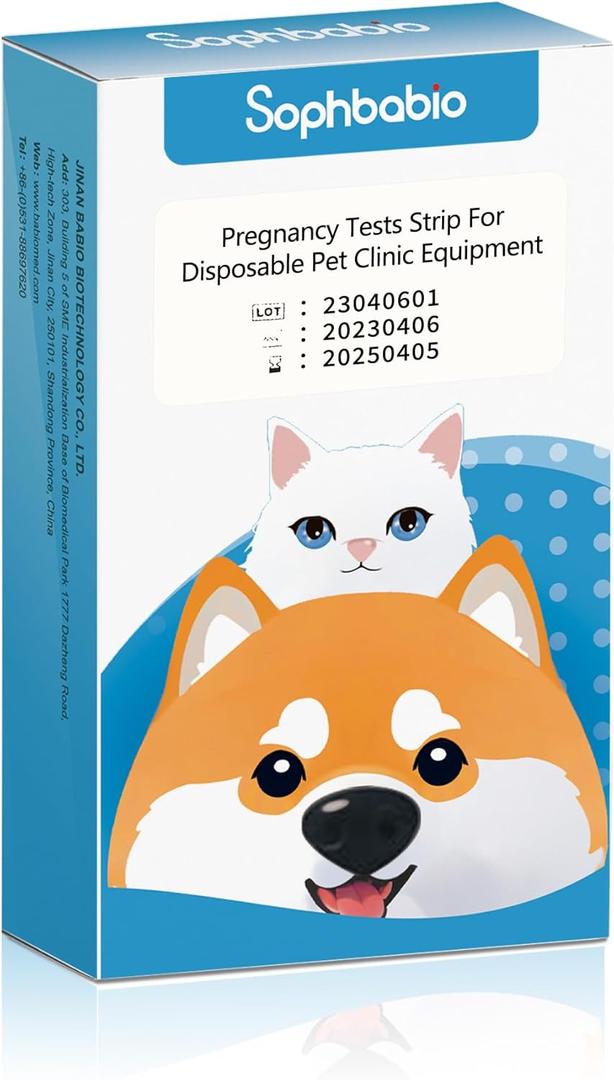 Dog Pregnancy Test Kit - Fast and Accurate Detection, Disposable Pet Clinic EquipmentEasily Determine if Pregnant