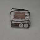 Beige White Pinch Pleated 63 Inch Length Kitchen Window Curtains Over Sink 2 Panels Set, Cute Light Filtering Natural Linen Sheer Cabin Curtain with Back Tab Short Drape Decor Privacy 40"W x 63"L Long