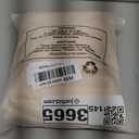 FMFUNCTEX Cream Sheer Curtains, 100X84, Rod Pocket, 1 Panel for Bedroom