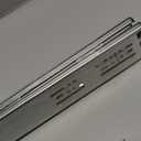 Soft Close Drawer Slides Full Extension 22 Inch Ball Bearing Drawer Slides Heavy Duty Drawer Slider Drawer Glides Side Mount Cabinet Sliders Light Nickel -1 Pairs