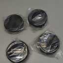 79mm 3.11in Wheel Center Caps Wheel Center Hubcaps 4 Pack Black Center Cover for Rim, Outer 3.11in/79MM, Inner 2.87in/73MM