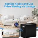 HiSpyCam WiFi Security Camera - FHD 1080P Small Wireless Nanny Cam - Mini Baby Monitor - Local/Cloud Storage