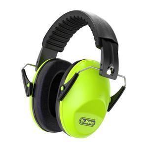 Ear Muffs for Noise Reduction: 27.4SNR Noise Cancelling Headphones for Kids Adults, EM100 Adjustable Hearing Protection Earmuffs for Monster Jam, Autism Sensory, Concerts, Fireworks (Green)