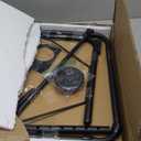 Folding TV Tray Adjustable Dinner - Trays for Eating On Couch Wooden Tables Mate Stand Foldable Desk with Cup Holder Portable (Rustic)