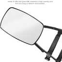 Tow Mirrors,Mirror Extenders for Towing,Universal Clamp-On 360 Degree Rotation Adjustable Trailer Mirrors for Towing,Applicable to the Rearview Mirror of Most Cars,Trucks,and Trailers