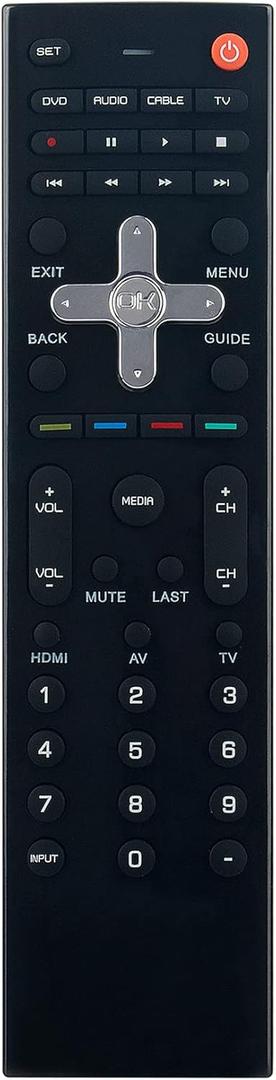 VUR12 Replacement Remote Control Applicable for Vizio LCD LED TV M420NV M370NV M320NV M421NV M320NV-CA M420NV-CA