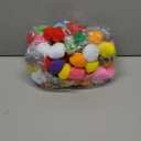 Very Large Assorted Pom Poms for DIY Creative Crafts Decorations, Assorted Colors (100Pack 2 Inch)