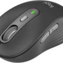 Logitech Signature Plus M750 Wireless Mouse  for Small to Medium Hands, SmartWheel, Bluetooth, Multi Device, 24-Month Battery, Silent Clicks, Customizable Side Buttons, Contoured Shape - Graphite