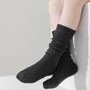 Slouch Socks Girls Scrunch Socks Kids Knee High Socks Soft Warm Stacked Boot Socks 2/3 Pairs