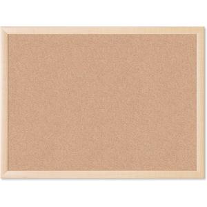 17 x 23 in. Cork Bulletin Board, Natural Maple Wood-Style Frame