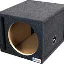 Atrend 15SQV 15” Single Vented Subwoofer/ Speaker Enclosure Subwoofer Box Designed to Let The Music Move You. High Grade MDF Construction with Nickel Finish Speaker Terminal