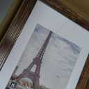 Hongkee 8x12 Picture Frame Set of 4, Made of Real Glass and Multicolour Wooden Frame, 8 by 12 Photo for Wall or Tabletop - Display Picture 6x8 with Mat or 8x12 Without Mat