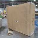 LITTLE TREE Round Dining Table for 4-6 People, 47 Inches Dining Room Table with Wooden Pedestal Base, Modern Dinner Table, Circle Kitchen Tables for Dining Room, Kitchen, Living Room(Table Only) (Light Brown)