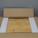 2 PCS 1 Gallon Glass Drink Dispenser for Parties. 2 Glass Beverage Dispenser with Bamboo Stand,18/8 Stainless Steel Spigot and Bamboo Lid, 8 Waterproof Labels.Usde as Lemonade,Iced& Hot Drinks.