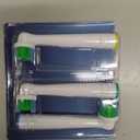 Replacement Toothbrush Heads Compatible with Oral B Braun Pro 500, 1000, Genius X, Smart 1500 Series, 8 Pack Professional Electric Toothbrush Heads, White+Black