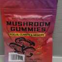 Mushroom Gummies, Sky Mushroom Daily Gummies, Pure Mushrooms Chewable Supplement–Herbal Blend with Ashwagandha&12 Mushrooms for Focus, Energy & Sleep Support | No Sugar, Vegan|60 Gummies, Best By: 05.2027