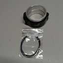 3 Inch Aluminum Quick Release V Band Clamp with Flange, Intake Intercooler Pipe HD Clamp, Pinless