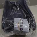 Large Shallow Organizing Baskets 15x11x5.1 Inches - Rope Woven Storage Bins for Bathroom, Shelves, Cube Closet, Navy Blue 2 Packs