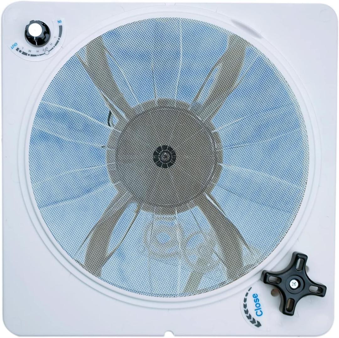 Upgrade Kit Rv Roof Vent Fan Motor Replacement Blade, Compatible with Heng's or Ventline