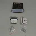 Home Security Door Lock,2 Pack Child Proof Door Reinforcement Lock with Upgraded Stainless Steel Screws for Inward Swinging Door,Privacy Door Latch Defend Home and Hotels