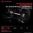 A-Premium CV Axle Shaft Assembly Compatible with Toyota Sienna 2004 2005 2006 2007 2008 2009 2010 3.3L 3.5L, Fit FWD Models, Front Right Passenger Side