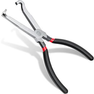 2 x Upgraded 37960 Electrical Disconnect Pliers, 8in Automotive Tools Electrical Connector Pliers, Automotive Tools for Auto Mass Air Flow Sensors, Fuel Injectors and Long Spark Plug (Stright)