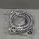 KEOKLE Washing Machine Hoses, 4ft Washer Hoses 2pack ¾" Stainless Steel Braided Burst Proof Water Supply Lines Universal Fit to Hot and Cold Connector