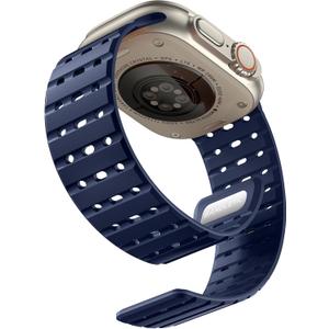 Bandletic Compatible with Apple Watch Ultra 3 Band Men Women, Rugged Magnetic Silicone Sport Watchband for iWatch 49mm(Ultra 3/2/1),46mm(11/10),45mm(9/8/7),44mm(SE3/SE2/SE/6/5/4),42mm(3/2/1)