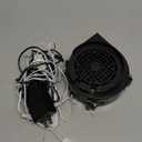 12V 1.2A Inflatable Replacement Motor for 5-9FT Halloween Christmas Inflatables Air Blower Fan with 5 LED Light 1.5A Adapter Outdoor Blow Up Fan Parts Inflatables (White Lights 5 LED, 12V 1.2A)