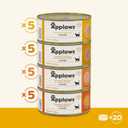 Applaws Natural Wet Cat Food in Broth, Limited and Natural Ingredients, High Protein with No Artificial Additives, Chicken Selection in Broth Cans (20 x 5.5 oz Cans) (EXP 03/16/28)
