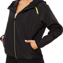 LAZAWG Rain Jacket Women Raincoats with Hood Lightweight Waterproof Windproof Rain Coat Zipper Travel Outdoor 3XL