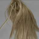 SEIKEA Cheer Ponytail Hair Piece, 16" Straight Cheerleader Hairpiece Ponytail Extension for Cheerleader Competition, Dance Ash Blonde with Light Blonde Highlights