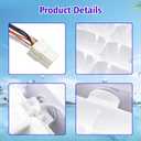Upgraded Refrigerator Ice Maker Assembly AEQ72909603 AEQ72909602 Compatible with LG Refrigerators,AEQ72909603 Refrigerator Ice Maker Replacement for AEQ72909601 Craft Ice Refrigerator