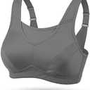 Wingslove High Impact Sports Bras for Women Plus Size Non Padded Wirefree Workout Bra Bounce Control,34D