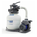 AQUASTRONG Sand Filter Pump for Above Ground Pool with Timer, 2/3 HP Pool Pumps Above Ground 2200 GPH for Pools up to 9000GAL,12in Pool Filter with 6-Way Valve, Improved Circulation and Filtration