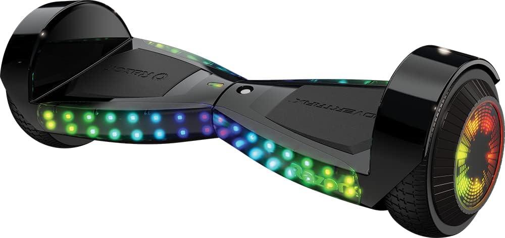 Razor Sonic Glow Hovertrax  Bluetooth Speaker, Beat Synchronized LED Lights, Up to 8 MPH, UL2272 Certified Self-Balancing Scooter for Kids and Teens
