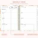 2 x 2026 Planner, Weekly and Monthly Calendar Planner Book, Jan 2026 - Dec 2026, Planning Agenda for Desk Accessories and School Supplies - A5 (6.3'' x 8.5'') (Orange Petal)