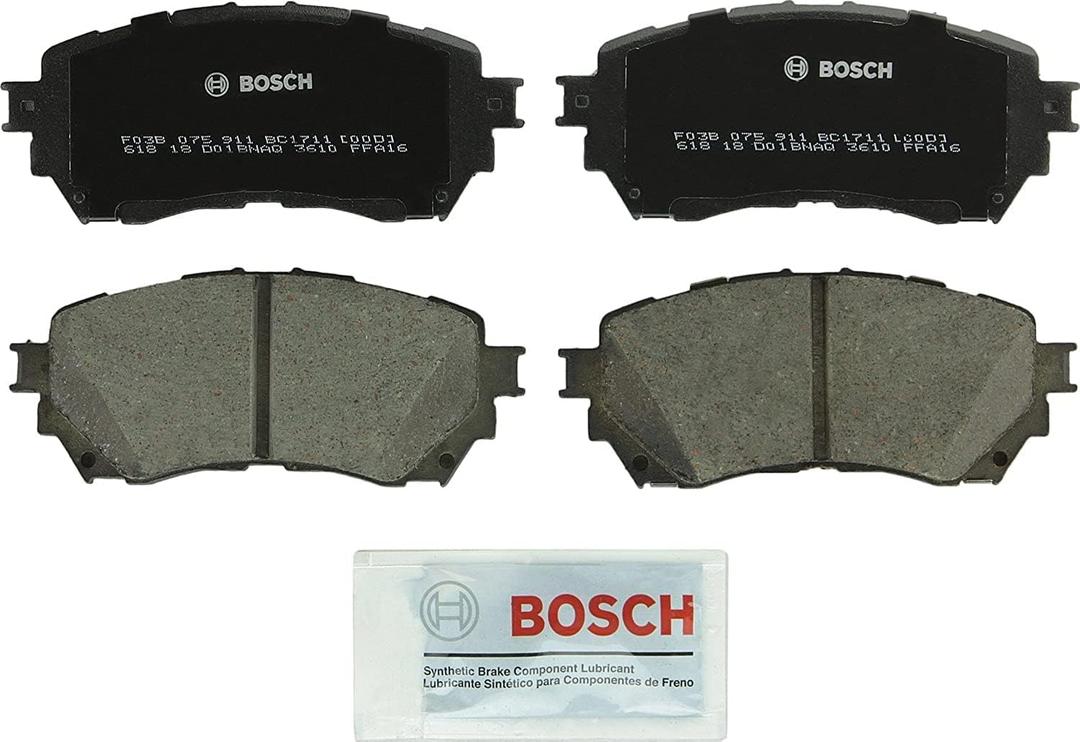 BOSCH BC1711 QuietCast Premium Ceramic Disc Brake Pad Set - Compatible with Select Mazda 6; FRONT