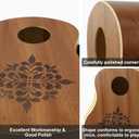 Rockhouse Travel Wooden Cajon Drum Box Portable Hand Percussion Instrument | Beat Box Cajons with Adjustable Strap & Storage Bag, Mahogany Body Makes Warm Tone, Easy Play for Beginners