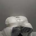 Wedge Pillow for Sleeping & Resting, 24"x24"x10" Memory Foam Cushion with Grey and White Patterned Polyester Cover, Ideal for Bedroom & Living Room  Comfortable Support for Adults